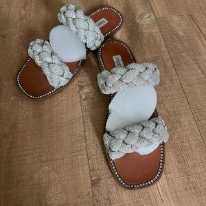 Steve Madden Newbie Slide Sparkle Sandals